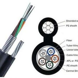 GYTC8S Figure 8 Outdoor Aerial Fiber Optic Cable with Steel Messenger