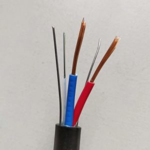 OPLC Outdoor Hybrid Optical Monitoring Cable 4/8/12/24 Core 1-2.5mm² Single-Mode Fiber Optic Cable