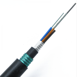 GYTA53 G652D Single Mode 4-144 Cores Armored Fiber Optic Cable for Underground Outdoor  Double Jacket Communication Cable
