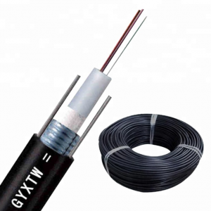 GYXTW 4/12 Cores Single Mode Armored Double Steel Wire  Fiber Optic Cable Aerial Duct for Communication with Factory Price